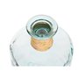 Vase Home ESPRIT Transparent Joncs Cristal recyclé Naturel 25 x 25 x 75 cm