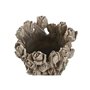 Vase Home ESPRIT Gris Ciment Tulipe 29 x 27 x 32 cm