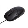 Souris filaire avec fil molette et deux boutons Port USB Noire