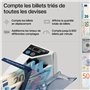 Safescan 2000 compteuse de billets portable qui compte les billets triés - Compteur de billets d'argent liquide pour les déplace