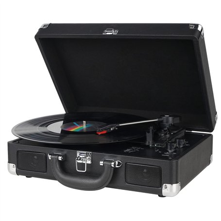 DIGITNOW! Platine Vinyle Retro Convertisseur Port USB 33/45/78 RPM avec Haut-parleurs intégrés