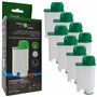 FilterLogic CFL-902B | Lot de 8 - Filtre à eau compatible avec Saeco Philips CA6702/10 CA6702/00 CA6702 Brita Intenza+ Cartouche