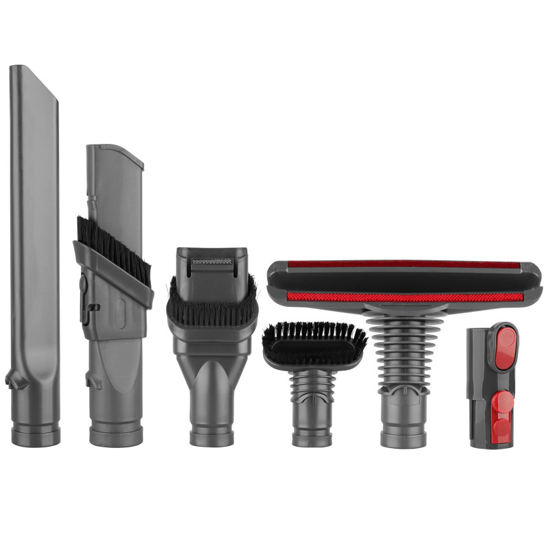 Brosse Kit Accessoires pour Dyson V8 V7 Aspirateur avec Adaptateur,Total Clean Pièces pour Dyson V6 DC45 DC35 DC52 DC29 DC62 DC3