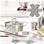 Meiso Lot de 9 protège-poêles en feutre rembourré pour séparer et protéger les surfaces de vos ustensiles de cuisine et éviter l