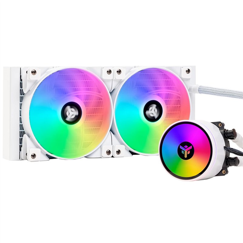 Evoliq 240 ARGB Kit de Refroidissement par Eau, Blanc