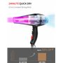 Sèche Cheveux Professionnel 3500W, Sèche-Cheveux Ionique Céramique avec Diffuseur, Puissant AC Moteur 3 Niveaux de Température 2