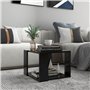VidaXL Table basse Noir 40x40x30 cm Aggloméré