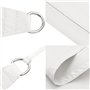 Red Cup Living vidaXL Voile d'ombrage rectangulaire en tissu Oxford Blanc 3 x 4 m