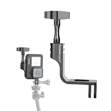 Adaptateur de montage vertical en forme de L en aluminium compatible avec GoPro Hero 9/10/11/12
