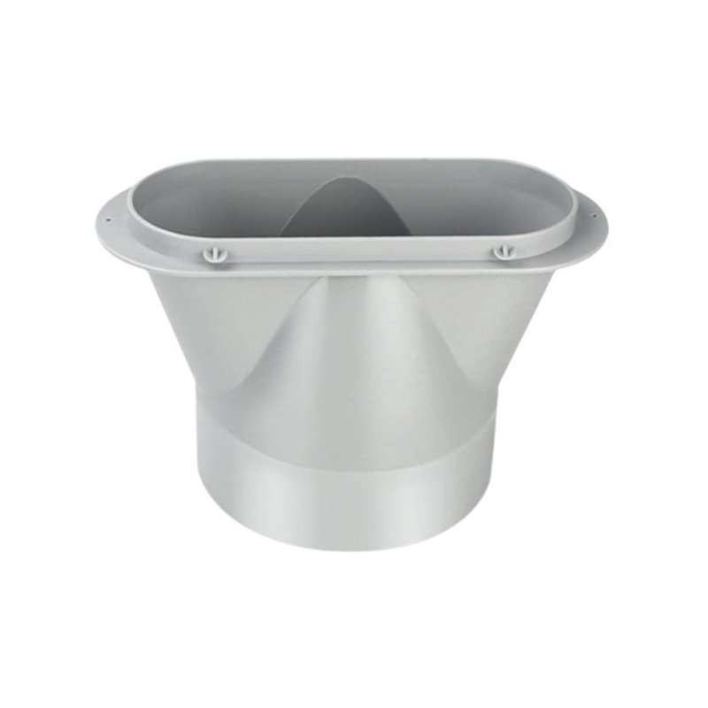 Micvtve Interface de Bouche Plate 130Mm Adaptée de Kit de Tuyau D'échappement de Climatiseur Portable