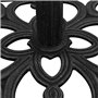 vidaXL Socle de Parasol Base de Parasol Pied Support de Parasol Accessoire de Parasol Terrasse Balcon Extérieur Noir 47x47x33 cm