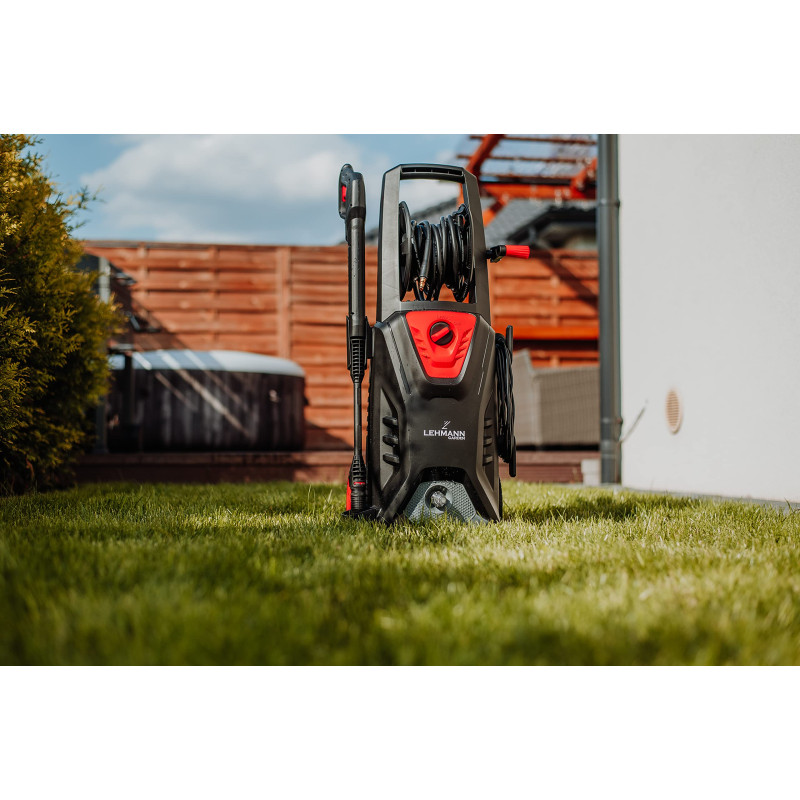 Image secondaire de Lehmann Nettoyeur Haute Pression avec Pompe en Aluminium 220 Bars | Débit de 450 l/h | Puissance de 1800 W | Tuyau Haute Pressio