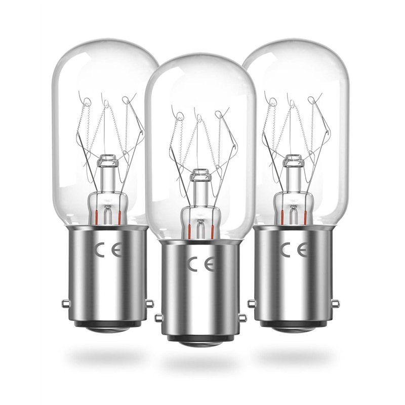 Klarlight ampoule machine a coudre 15w, ampoule baionnette variable, T22 B15 ampoule 15w pour machine à coudre, veilleuse, lampe