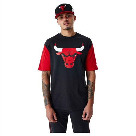 New Era NBA Colour Insert Chicago Bulls T-Shirt à Manches Courtes pour Homme Noir - Marque EAN : 0197371270405 - Taille M