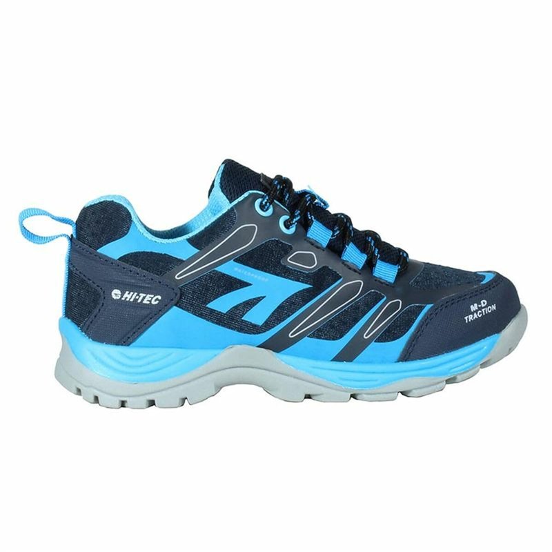Hi-Tec Mixte Zapatillas de Running Para Adultos Toubkal Low Azul Oscuro Sneaker, Multicolore, Medium