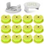 12 Pack Bobine Fil Coupe Bordure remplacements pour Ryobi One+