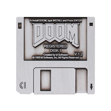 Badge à épingle DOOM Floppy Disk Limited Edition