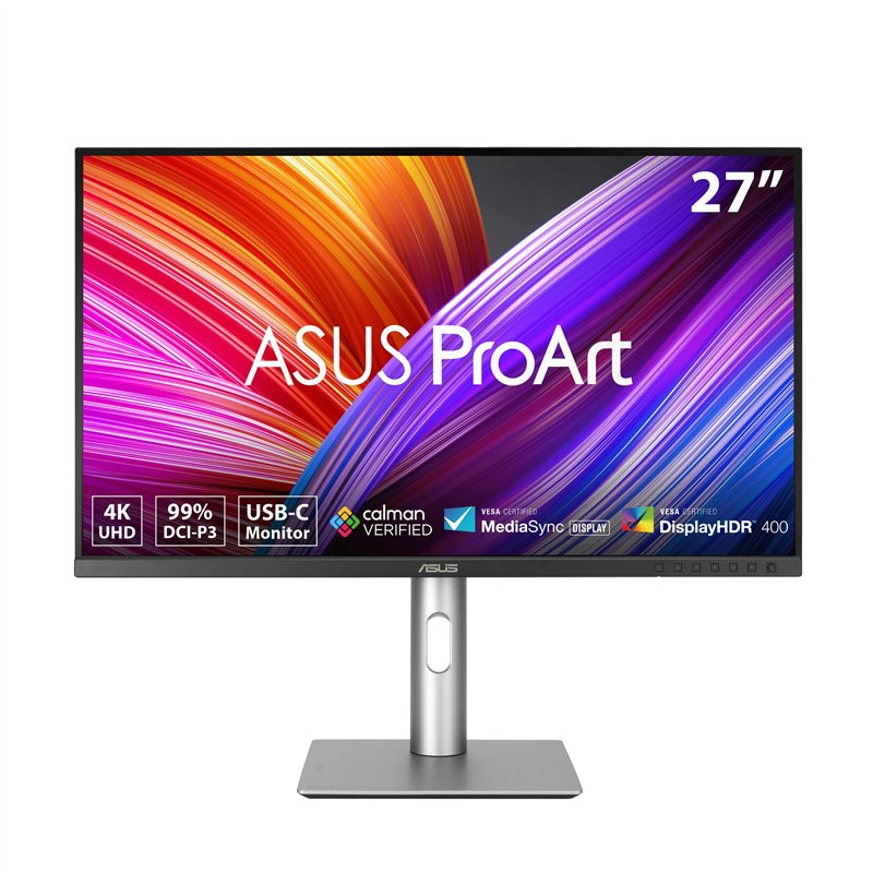ASUS ProArt Display PA279CRV Professional Monitor - 27 inch, IPS, 4K UHD (3840 x 2160), 99% DCI-P3, 99% Adobe RGB, Colour Accura