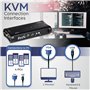 KVM 4 Ports VGA/USB, Blanc