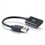 C2G 54428 Adaptateur convertisseur USB-C Femelle vers USB-A mâle SuperSpeed USB 5 Gbit/s, Compatible avec Smartphones, tablettes