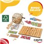 Cayro - Bingo - + 6 Ans - Modèle Deluxe - Jeu De Société - pour Enfants Et Adultes - Plateau Pliant Et Boules en Bois - Tambour
