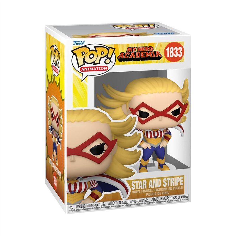 Funko Pop! Animation: MHA - Star and Stripe - My Hero Academia - Figurine en Vinyle à Collectionner - Idée de Cadeau - Produits