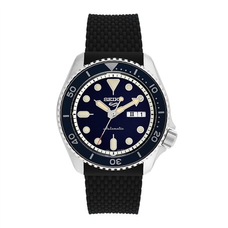 Seiko Montre Homme 5 Sport en Polyuréthane Noir Etanche