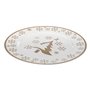 FEERIC LIGHTS & CHRISTMAS - Assiette de présentation colorama de noël d33cm blanc et or