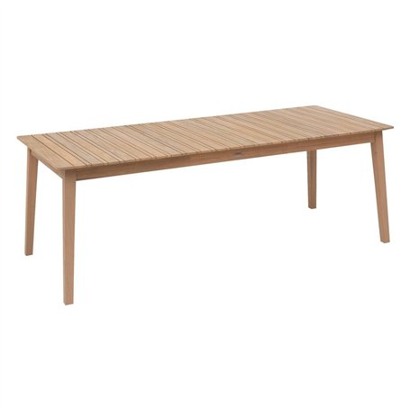 Hespéride - Table de Jardin Rectangulaire Tiwi Beige - 10 Places - Acacia - Mobilier d'Extérieur pour Terrasse Balcon Patio