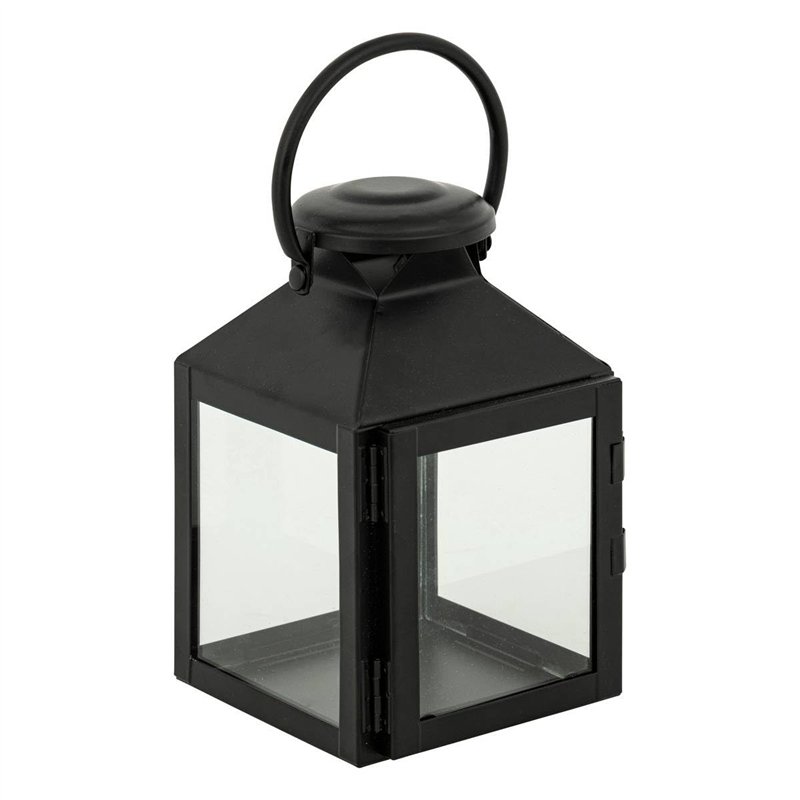 Atmosphera - Lanterne winy métal Noir h17cm