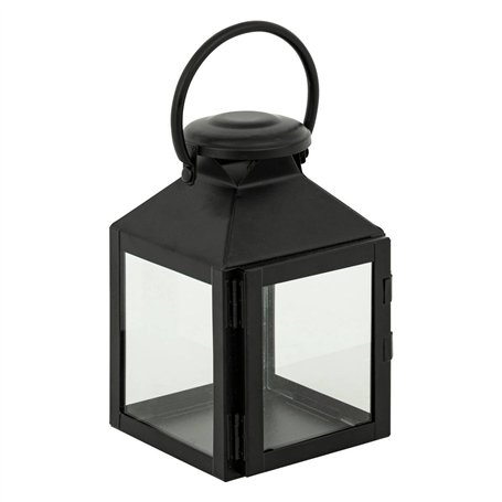 Atmosphera - Lanterne winy métal Noir h17cm