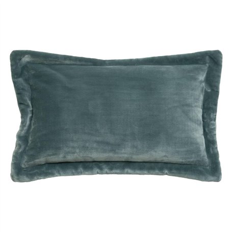 Atmosphera - Coussin Flanelle Cuddly Bleu 30x50cm