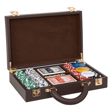 Atmosphera - Jeu de Poker Jule 200 jetons 30x21cm