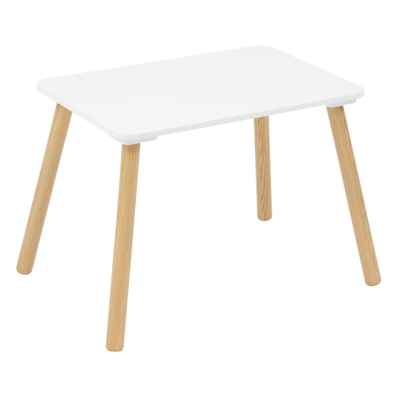 Image secondaire de Atmosphera - Ensemble Table et 2 chaises Enfant Alex Blanc 3 pièces