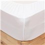 Atmosphera - Drap Housse priscia Blanc 140x190cm
