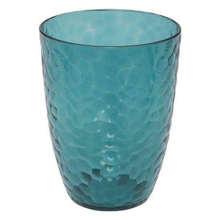 5five - verre à eau martelé estiva bleu