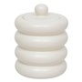 Atmosphera - Boîte déco Mike céramique Blanc 14,711,2cm