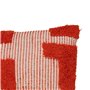 Atmosphera - Coussin Poppy Coton tufté Orange 58x38cm