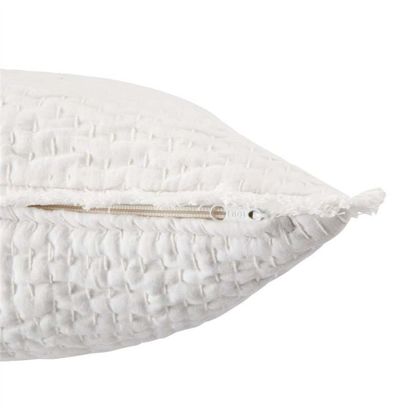 Image secondaire de Atmosphera - Coussin brodé Wild Blanc 45x45cm