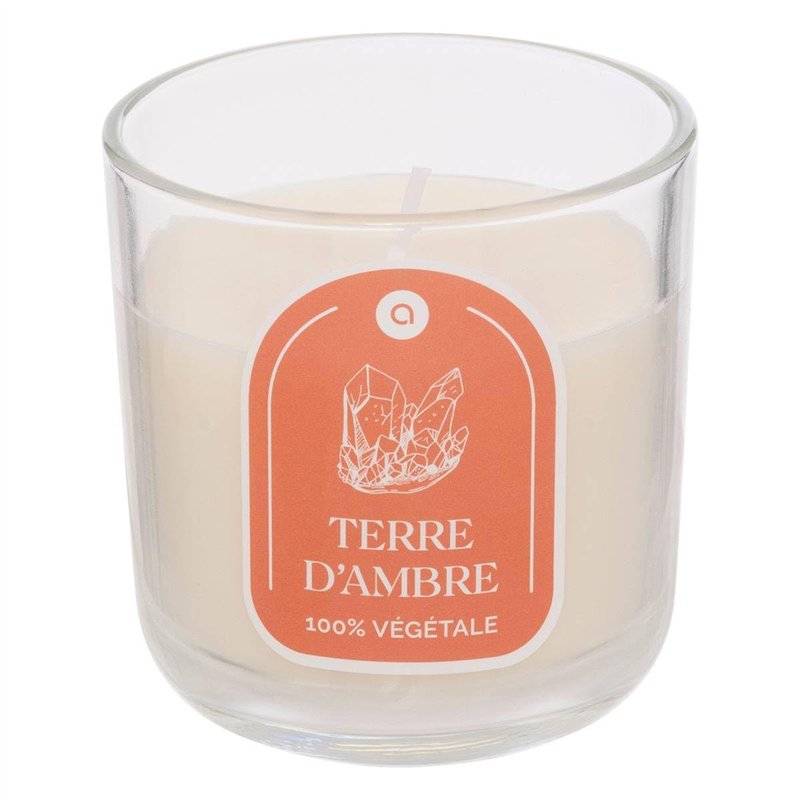 Atmosphera - Bougie parfumée floa ambre 115g