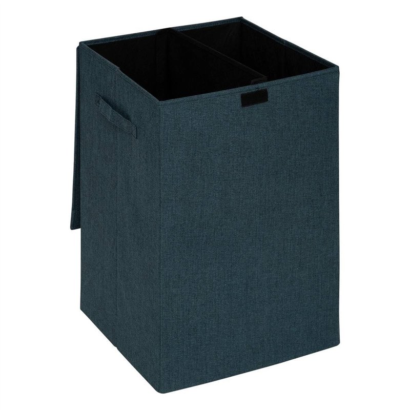 Image secondaire de 5five - Panier à Linge colorama Bleu 74l