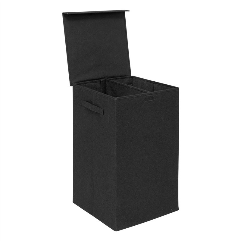 Image secondaire de 5five - Panier à Linge colorama Noir 74l