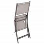 HESPERIDE Chaise de Jardin Pliante métal Modula Noisette/Tonka