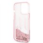 Karl Lagerfeld KLHCP14LLBKLCP Coque Rigide pour iPhone 14 Pro 6,1" Rose/Rose