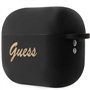 Guess GUAP2LSCHSK Coque pour AirPods Pro 2 Noir Silicone Charm Collection Cœur