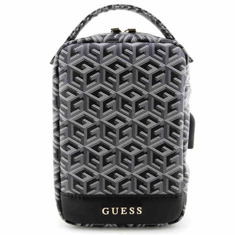 GUESS Tasche GUHBHGCFSEK Organiseur Noir GCube Stripe, Noir, Support pour sac à main
