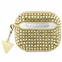 Guess GUA3HDGTPD Coque pour AirPods 3 Doré Strass Triangle Charm