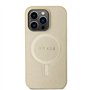 Guess GUHMP15XPSAHMCB Saffiano Coque Rigide dorée pour iPhone 15 Pro Max 6,7"