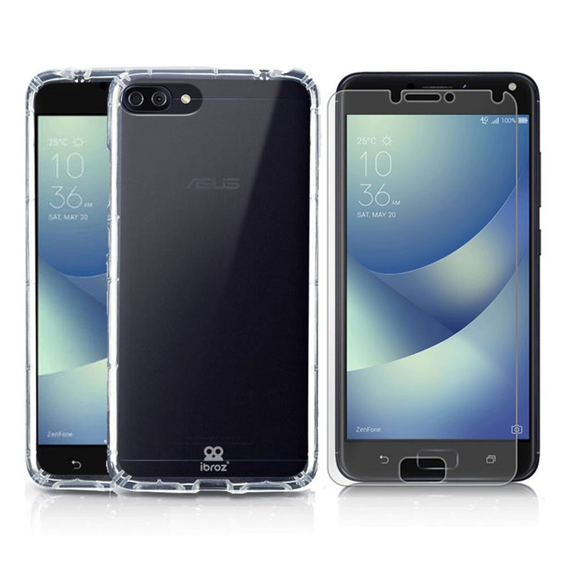 ASUS IBROZ, Pack Zenfone 4 Max Plus, Coque + Protection d'écran