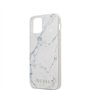 Guess Coque Design marbre pour Apple iPhone Mini 12 - Blanc GUHCP12SPCUMAWH Noir